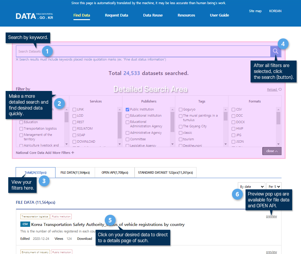 Use Detailed Search